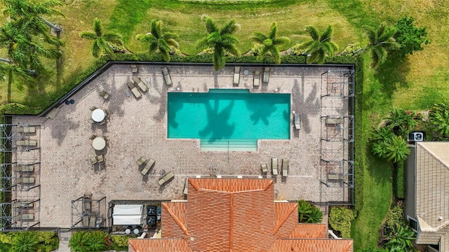 2745 62nd Ave E, Ellenton, FL 34222 - aerial view of property and surrounding area featuring a pool area