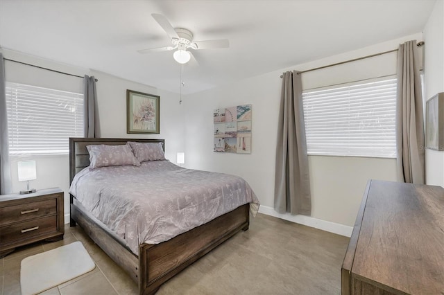 3500 Green View Ct Unit 45, Sarasota, FL 34231 - bedroom with baseboards and a ceiling fan