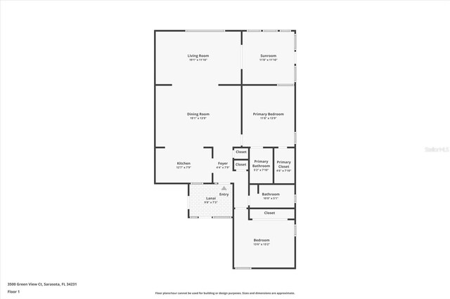 3500 Green View Ct Unit 45, Sarasota, FL 34231 - floor plan / room layout