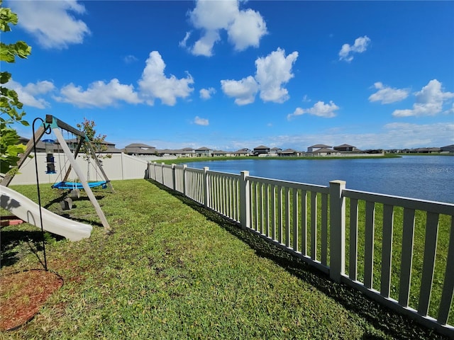 13156 Merlot Sunstone Cv, Parrish, FL 34219 - view of yard featuring a water view and a playground