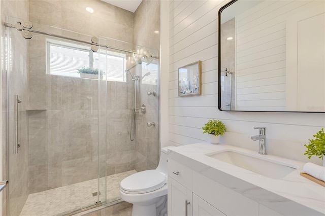 52 Grande Fairway, Englewood, FL 34223 - full bath featuring toilet, a stall shower, and vanity