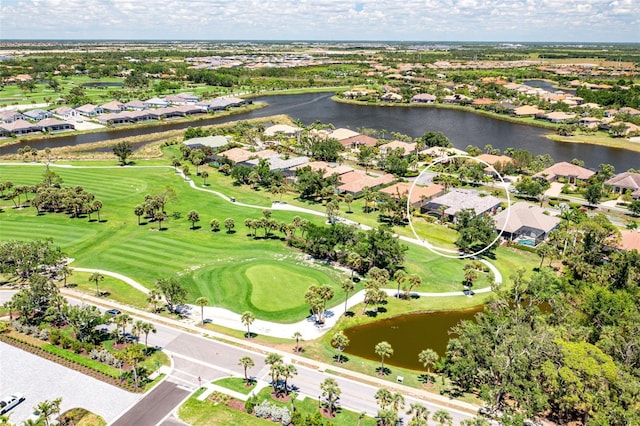 52 Grande Fairway, Englewood, FL 34223 - aerial view of residential area with a large body of water and a golf club
