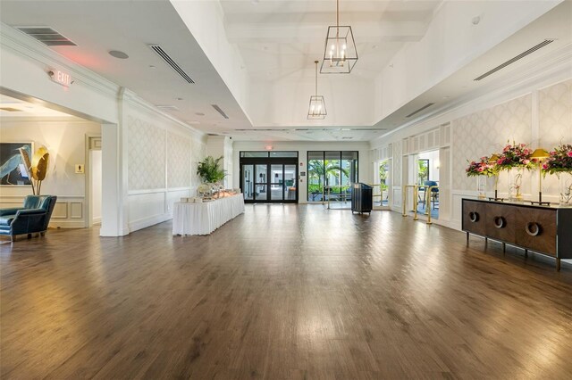 52 Grande Fairway, Englewood, FL 34223 - common area with a decorative wall and crown molding