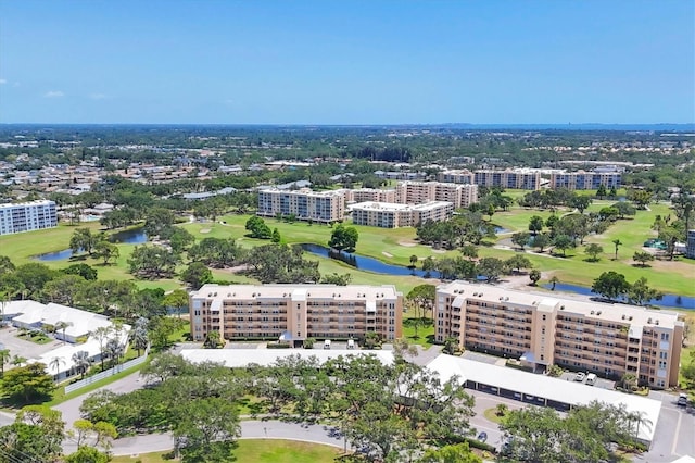 3750 Pinebrook Cir Unit 405, Bradenton, FL 34209 - drone / aerial view of apartment complex, a local golf course, and a nearby body of water