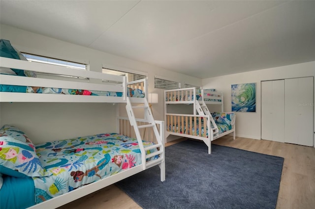 7202 18th Ave NW, Bradenton, FL 34209 - bedroom featuring wood finished floors and a closet