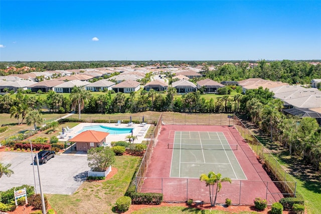 6462 Draw Ln Unit 72, Sarasota, FL 34238 - aerial view of residential area with a pool