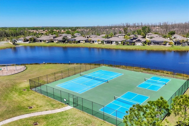 5033 Brickwood Rise Dr, Wimauma, FL 33598 - aerial perspective of suburban area featuring a nearby body of water