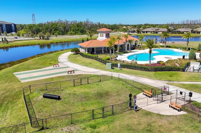 5033 Brickwood Rise Dr, Wimauma, FL 33598 - view of property's community featuring a water view