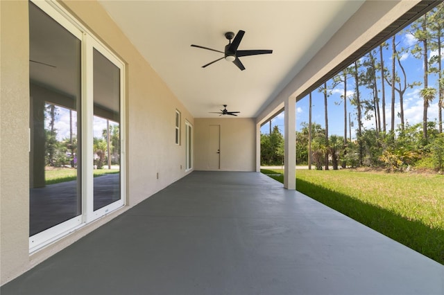 2704 Gaspar Ave, North Port, FL 34288 - view of patio / terrace with ceiling fan