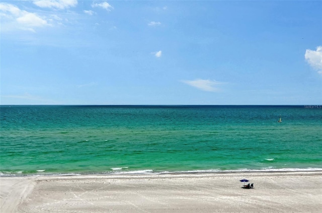 water view featuring nearby beach