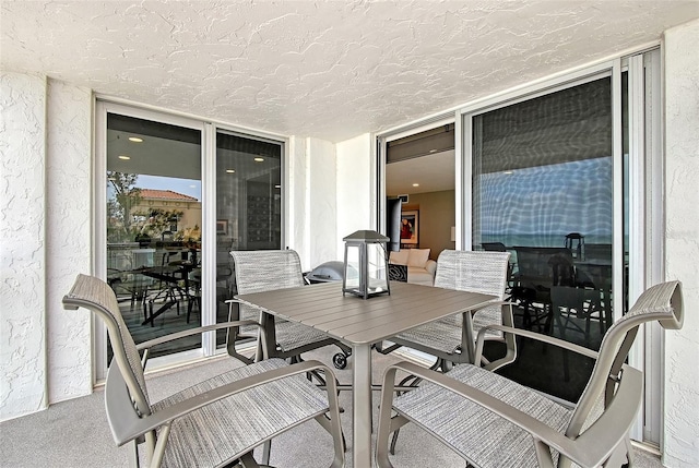 view of patio / terrace featuring outdoor dining area