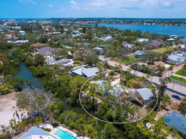 7320 Melaleuca Way, Siesta Key, FL 34242 - aerial view of a large body of water