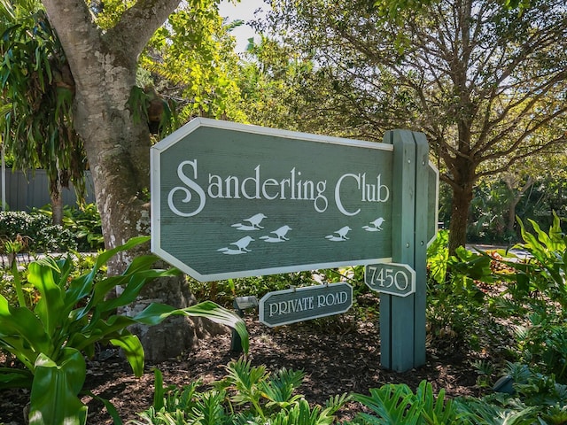 7320 Melaleuca Way, Siesta Key, FL 34242 - view of community sign