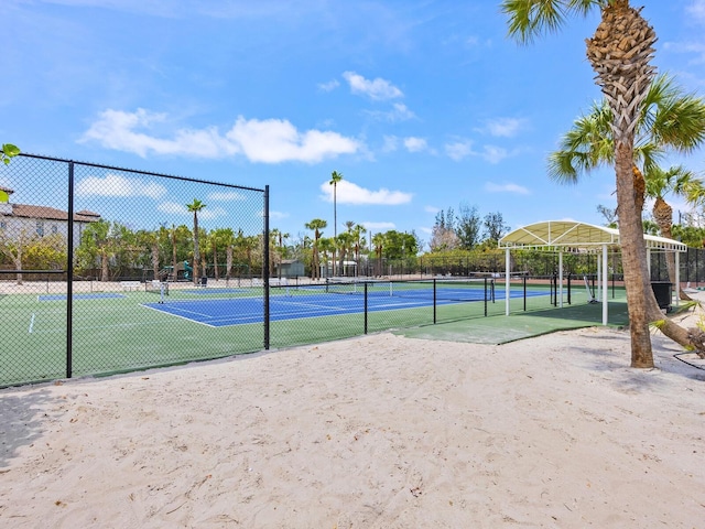 7320 Melaleuca Way, Siesta Key, FL 34242 - view of tennis court