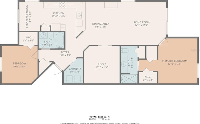 7911 Grand Estuary Trl Unit 201, Bradenton, FL 34212 - property floor plan