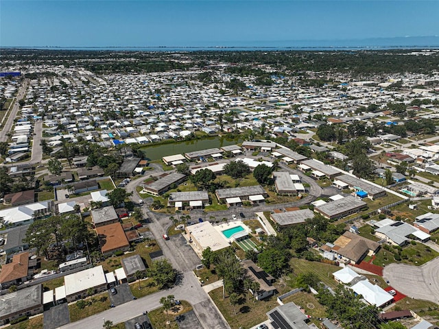 602 Park Cir, Bradenton, FL 34207 - aerial view of property and surrounding area with nearby suburban area