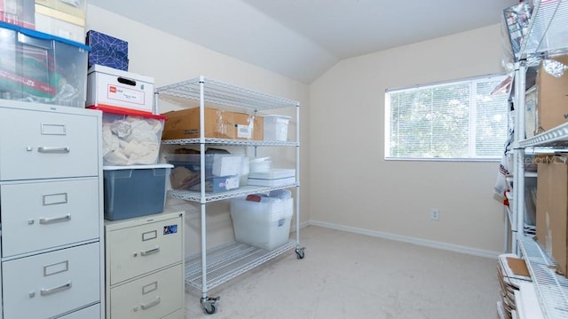 view of storage