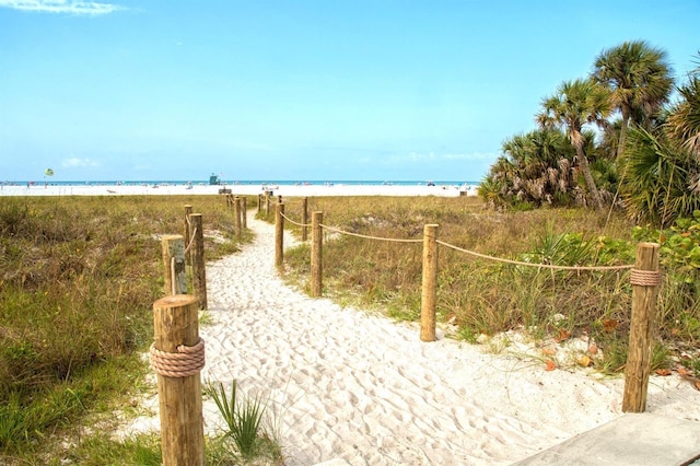 5669 Midnight Pass Rd Unit 308, Sarasota, FL 34242 - view of home's community featuring view of water and beach