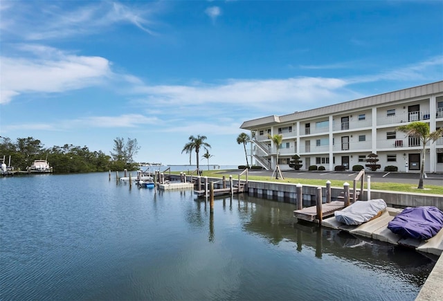 dock with a water view
