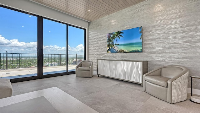 33 S Palm Ave Unit 1303, Sarasota, FL 34236 - building lobby with wood ceiling
