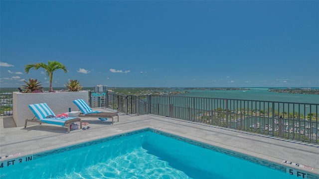 33 S Palm Ave Unit 1303, Sarasota, FL 34236 - community pool featuring a water view