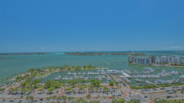 33 S Palm Ave Unit 1303, Sarasota, FL 34236 - aerial view of numerous boat docks and a large body of water