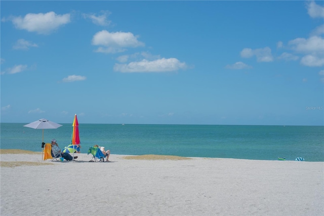 1227 Porpoise Rd, Venice, FL 34293 - water view featuring nearby beach
