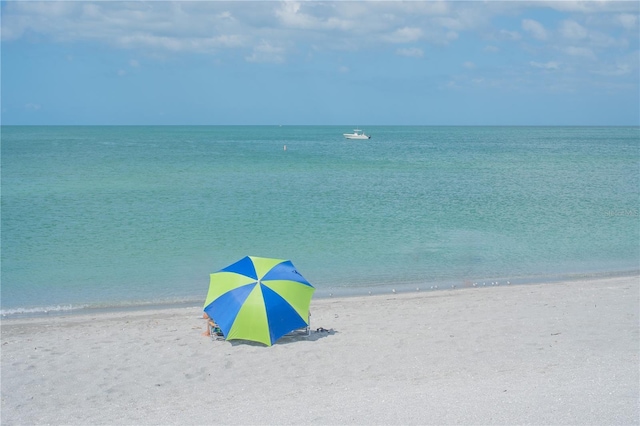 1227 Porpoise Rd, Venice, FL 34293 - water view featuring local beach