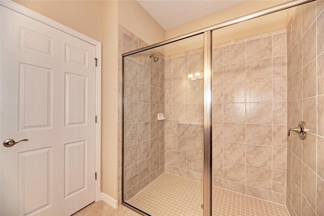 12091 Firewheel Pl, Venice, FL 34293 - full bath featuring a shower stall and tile patterned floors