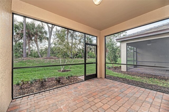 12091 Firewheel Pl, Venice, FL 34293 - view of unfurnished sunroom