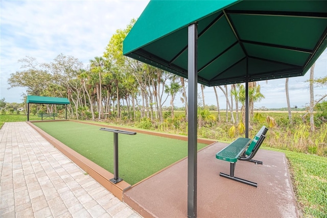 12091 Firewheel Pl, Venice, FL 34293 - surrounding community with a bocce ball area