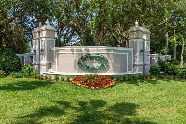 777 Summit Greens Blvd, Clermont, FL 34711 - community / neighborhood sign featuring a lawn