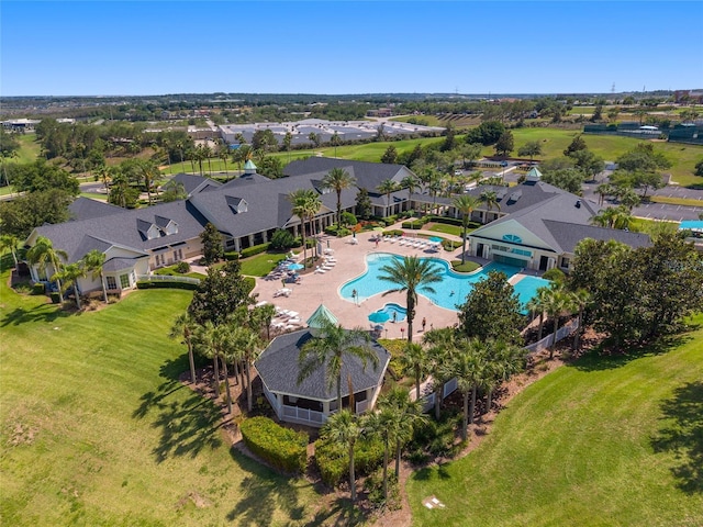 777 Summit Greens Blvd, Clermont, FL 34711 - aerial view of residential area featuring a pool area