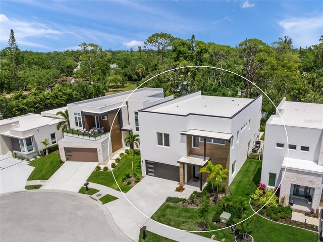 4726 Rivetta Ct, Sarasota, FL 34231 - aerial view of residential area with a forest