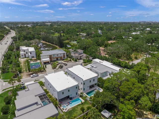 4726 Rivetta Ct, Sarasota, FL 34231 - aerial view of a pool area