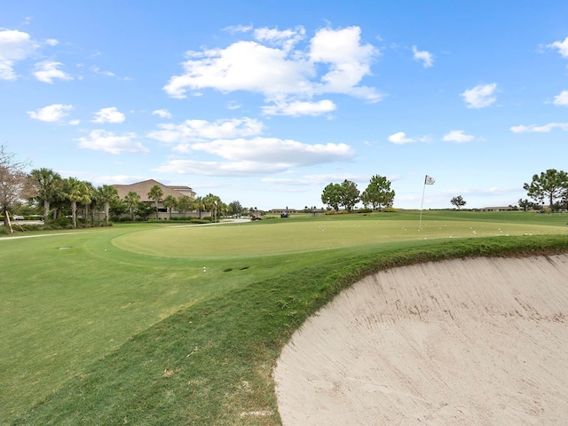 surrounding community featuring golf course view