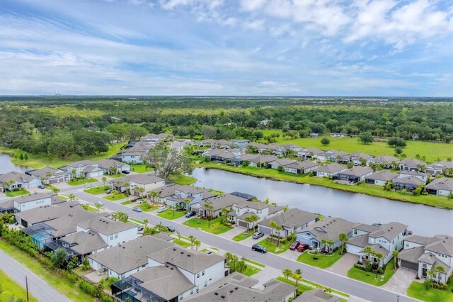 1017 Fernleaf Run, Bradenton, FL 34212 - aerial perspective of suburban area featuring a nearby body of water