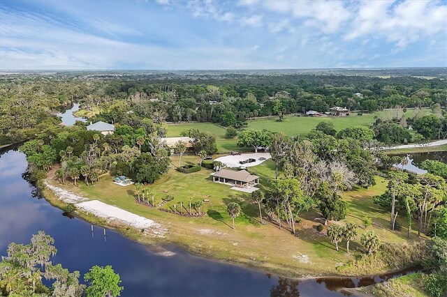 1017 Fernleaf Run, Bradenton, FL 34212 - aerial view of a large body of water and a forest