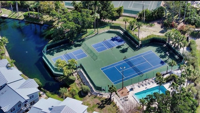 1311 Siesta Bayside Dr Unit 1311-A, Sarasota, FL 34242 - aerial view of a pool
