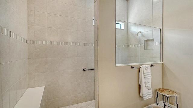 full bath with a walk in shower