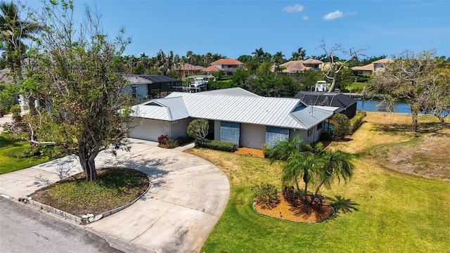 4361 Pompano Ln, Palmetto, FL 34221 - aerial perspective of suburban area with a large body of water