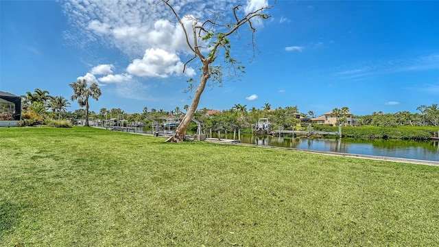 4361 Pompano Ln, Palmetto, FL 34221 - view of grassy yard featuring a water view