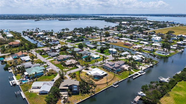 4361 Pompano Ln, Palmetto, FL 34221 - aerial perspective of suburban area with a nearby body of water