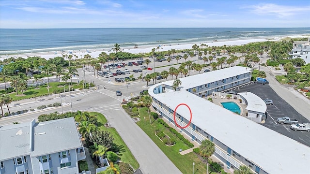 475 Benjamin Franklin Dr Unit 211, Sarasota, FL 34236 - bird's eye view of expansive coastline and a pool