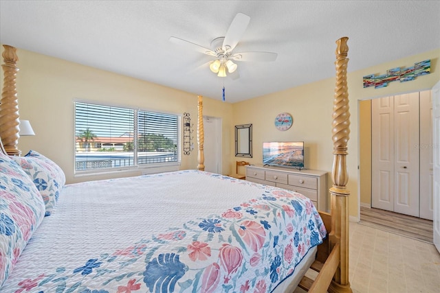 475 Benjamin Franklin Dr Unit 211, Sarasota, FL 34236 - bedroom with a ceiling fan