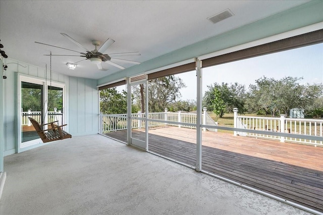 10001 289th St E, Myakka City, FL 34251 - view of unfurnished sunroom