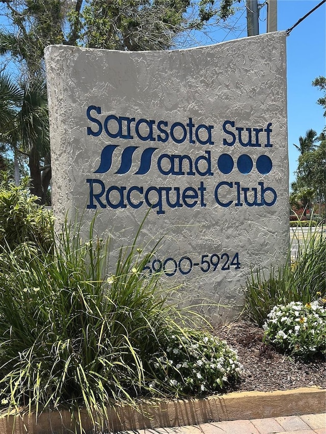 5916 Midnight Pass Rd Unit 404, Sarasota, FL 34242 - view of community sign