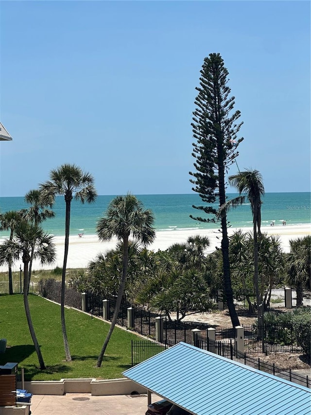 5916 Midnight Pass Rd Unit 404, Sarasota, FL 34242 - water view with local beach