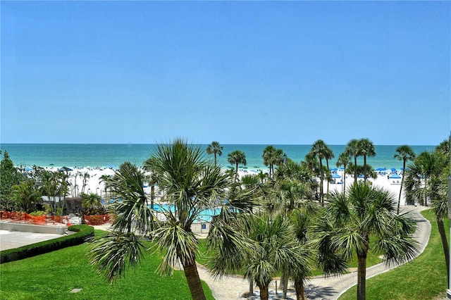 5916 Midnight Pass Rd Unit 404, Sarasota, FL 34242 - water view with local beach