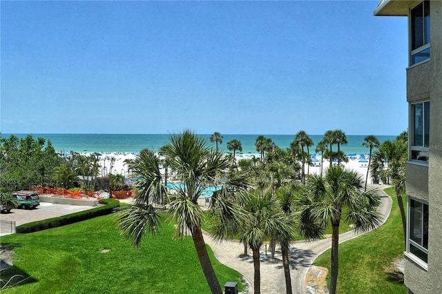 5916 Midnight Pass Rd Unit 404, Sarasota, FL 34242 - water view with nearby beach